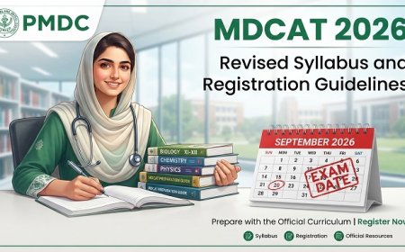 MDCAT 2026 Registration and Syllabus: PMDC’s Revised Guidelines for Medical Aspirants