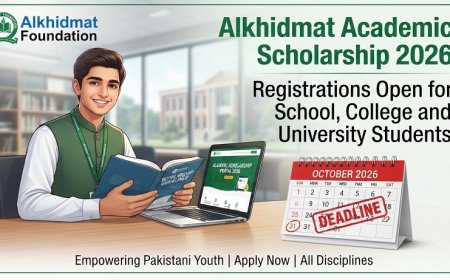 Alkhidmat Academic Scholarship 2026: Apply Online for School, College and University Support (Deadline 31 Oct)