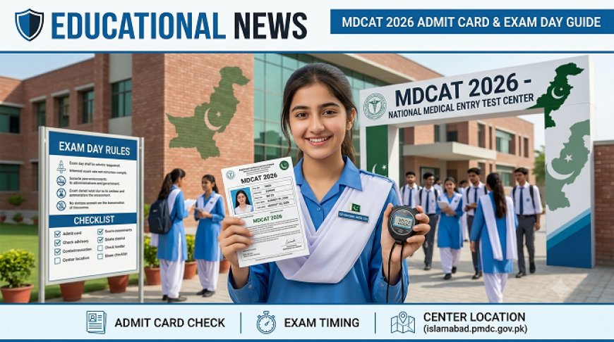 MDCAT 2026: PMDC Finalizes Arrangements for 136,086 Candidates Before August 16 Exam