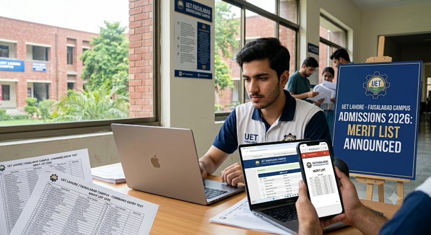 UET Lahore 2nd Merit List 2026: Expected Date, Portal, and Faisalabad Campus Update