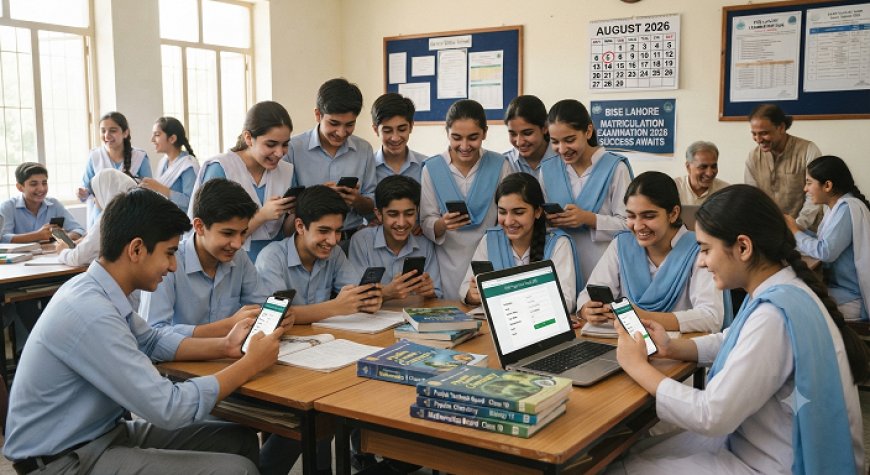 Punjab Matric Result 2026 Announced: Check Your Marks Online, by SMS and Gazette
