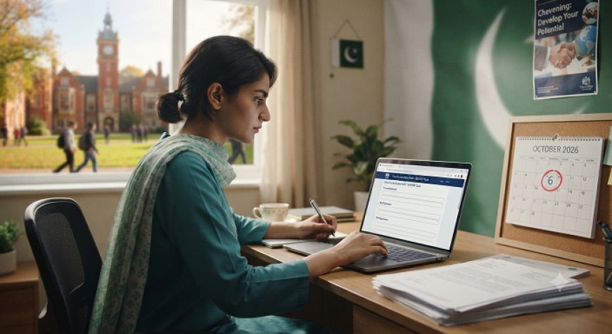 Chevening Scholarship 2027–28 for Pakistan: Applications Open Until October 6