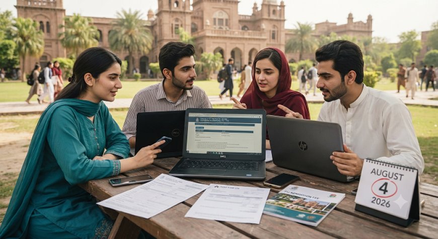 Punjab University BS Admissions 2026: August 4 Deadline Passed—What Applicants Should Do Now
