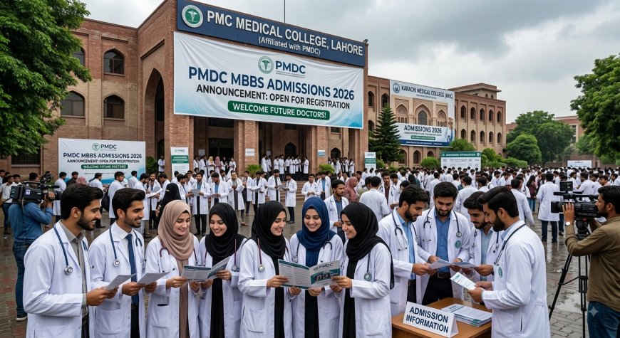 PMDC Medical Colleges Choice Update 2026 — MBBS Admissions Open for MDCAT Aspirants