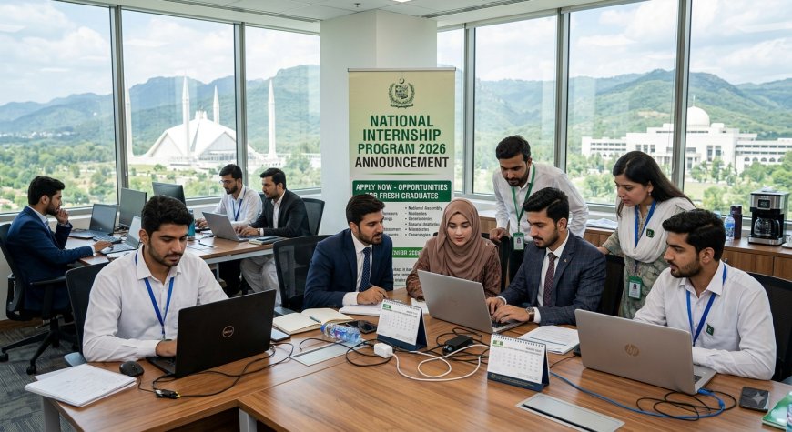 National Internship Program 2026 Opens — Paid Government Internships for Fresh Graduates Across Pakistan