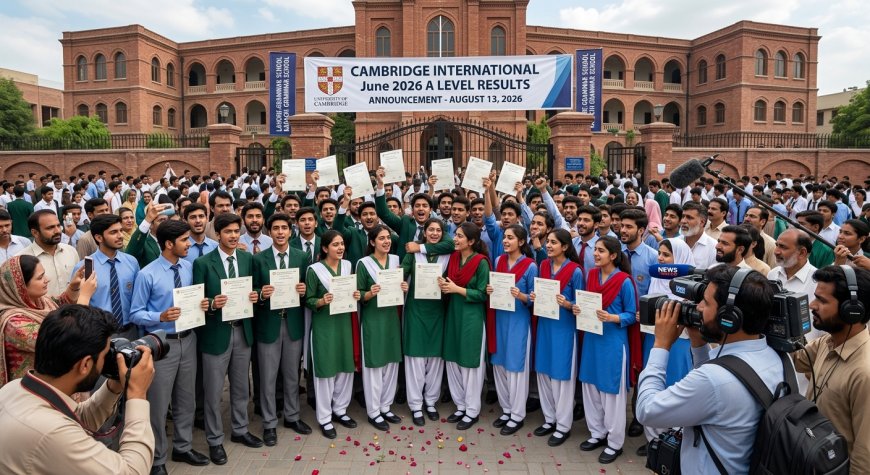 Cambridge A-Level Results 2026 Out — Over 100,000 Pakistani Students Receive AS & A Level Grades
