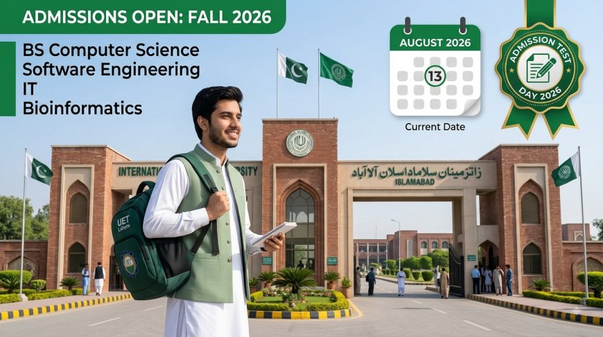 IIUI Admission Test 2026 Today (August 13): Test Schedule, Pattern, What to Bring & Result Date