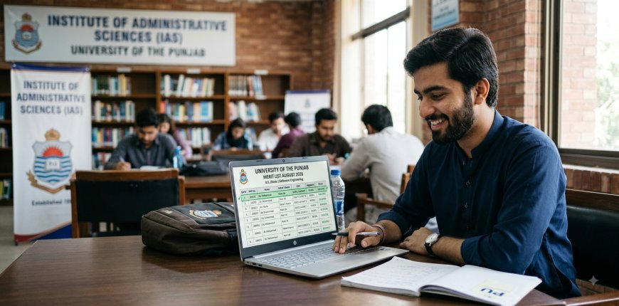 Punjab University Merit List August 2026: Second List Out Today – Check Your Status Now