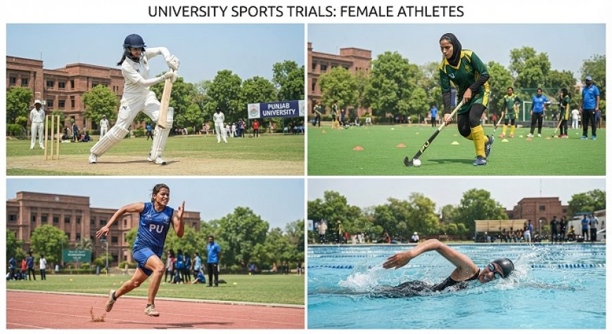 Punjab University Sports Admissions 2026: Female Trials Start TODAY (August 18-24)—Apply for Full Tuition Waiver