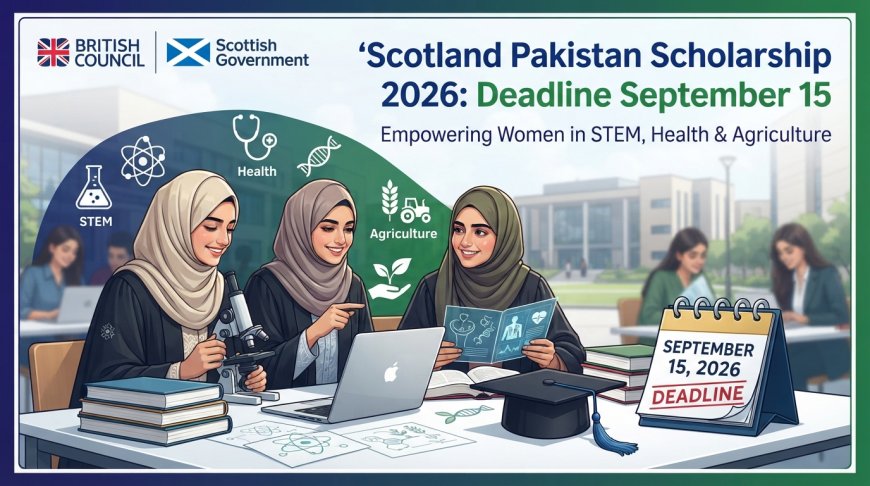 Scotland Pakistan Scholarship 2026: Deadline Extended to September 15 for Pakistani Women