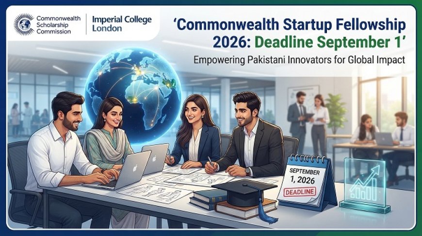 Commonwealth Startup Fellowship 2026: Pakistani Graduates Can Apply Until September 1