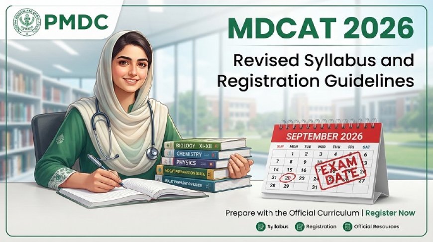MDCAT 2026 Registration and Syllabus: PMDC’s Revised Guidelines for Medical Aspirants