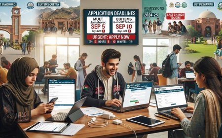 Top 5 Pakistani Universities with Admissions Closing This Week (Fall 2026) — MUET, BUITEMS, UET Peshawar & More