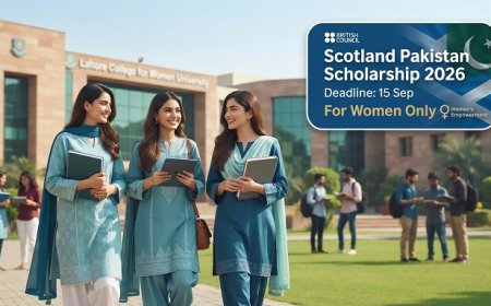 British Council Scotland Pakistan Scholarship: Eligibility, Covered Fields and September 15 Deadline