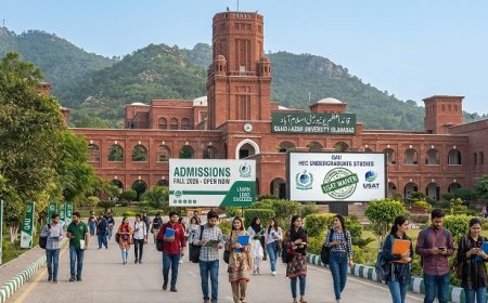 Quaid-i-Azam University Admissions 2026: No USAT Required for BS Programs — Pharm-D Deadline September 22, Rolling Admissions Through Late September