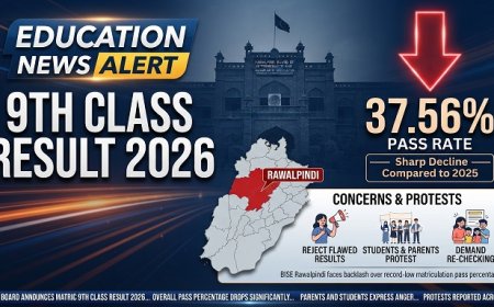 9th Class Result 2026 Rawalpindi: 76,015 Students Fail, 45,724 Pass — Calls for Re‑checking and Reforms