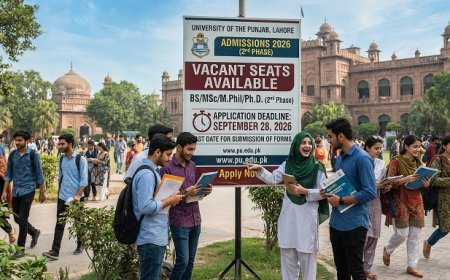 PU 2nd Phase Admission 2026: Apply for Vacant Seats by September 28