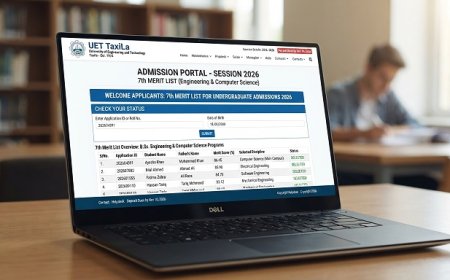 UET Taxila 7th Merit List 2026 Released: Check Your Admission Status Now