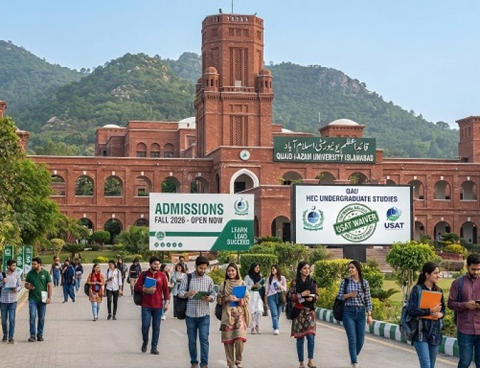 Quaid-i-Azam University Admissions 2026: No USAT Required for BS Programs — Pharm-D Deadline September 22, Rolling Admissions Through Late September