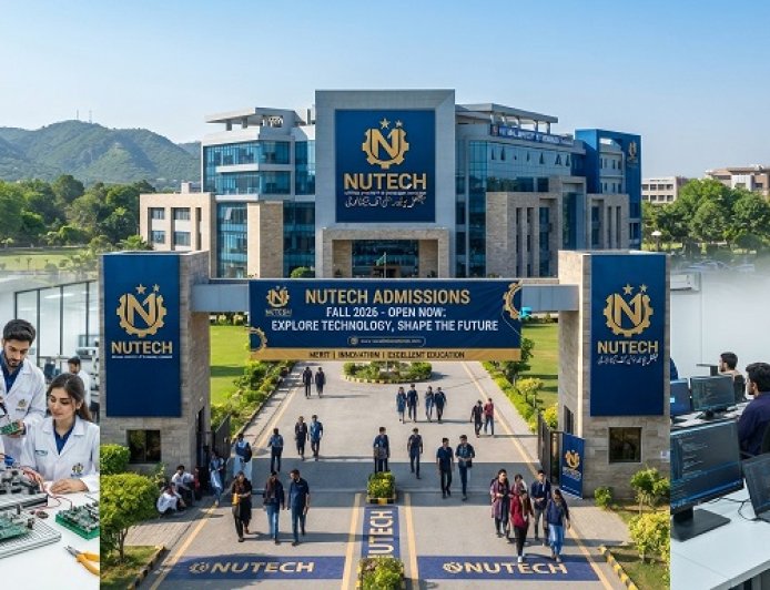 NUTECH Fall 2026 Admissions: Apply for BS Engineering, AI and Technology Programs — NUET-1 Entry Test September 19 to December 29