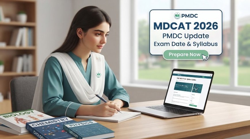 MDCAT 2026: PMDC Exam Date, Revised Syllabus, Pattern and Registration Guide