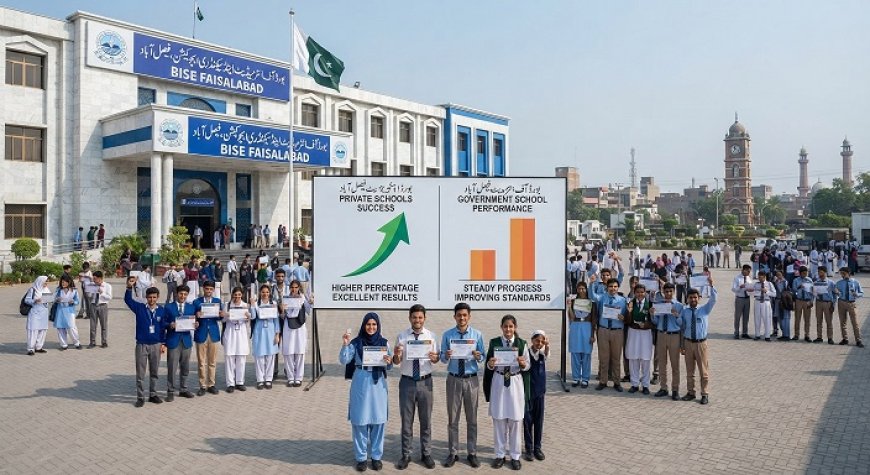 BISE Faisalabad 9th Class Result 2026: Private Schools Lead Government Schools by 27% — Full Gazette Analysis